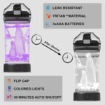 Ammonite Kids Penguin Water Bottle with 3D Glowing LED Light - 14 OZ Tritan BPA Free - Creative Ideal Travel Cup Gift for School Kid Boy Child Holiday Camping Picnic - Image 4