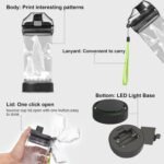 Ammonite Kids Penguin Water Bottle with 3D Glowing LED Light - 14 OZ Tritan BPA Free - Creative Ideal Travel Cup Gift for School Kid Boy Child Holiday Camping Picnic - Image 5