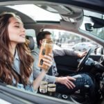 32oz Drinking Glass Tumbler with Bamboo Lid and Straw - Silicone Sleeve - Fits Car Cup Holder - Reusable Boba Smoothie Cup, Spill Proof Travel Water Bottle, Iced Coffee Tumbler, BPA Free - Amber. - Image 3