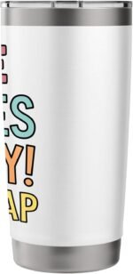 ELLIE Vibes Only! No Cap Custom Women Girls Funny Stainless Steel Insulated Tumbler - Image 3