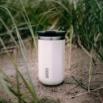 WACACO Octaroma Lungo Vacuum Insulated Coffee Mug, Double-wall Stainless Steel Travel Tumbler With Drinking Lid, 10 fl oz(300ml), Ceramic White - Image 3