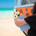 DRNK Steel | Flat Water Bottle as Seen on Shark Tank | Workplace Hydration, Travel, Hiking, and Gym | Leak Proof | Non-Toxic | BPA-Free | 17oz (500ml) [Azure] - Image 3