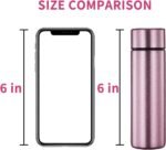 Cute Thermos Water Bottle - 5 Oz Mini Insulated Stainless Steel Bottle - Keeps Cold for 12 hours, Hot for 6 hours, Perfect for Purse or Kids Lunch Bag (Pink) - Image 4