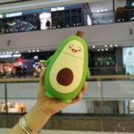 Avocado Water Bottle, Cartoon Avocado Glass Double Layer Cute Water Cup Portable Girl Drinking Cup Gifts with Portable Carrying Rope Avocado Water Bottle - Image 3
