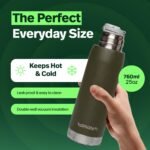 Kalmateh Stainless Steel Thermo Bottle 25oz for hot drinks, Precise Pouring for Coffee, Tea, Yerba Mate and Cold Beverages - Image 4