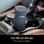 Ninja, Travel Mug, Sip Perfect 16oz, Brings Hot Drinks to Sippable Temperature in Minutes, Stainless Steel, Leak Proof, Dishwasher Safe, Metal Insulated Tumbler, Navy, DW1603NV - Image 5