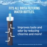 Brita Hard-Sided Plastic Premium Filtering Water Bottle, BPA-Free, Reusable, Replaces 300 Plastic Water Bottles, Filter Lasts 2 Months or 40 Gallons, Includes 1 Filter, Sea Glass - 26 oz - Image 7