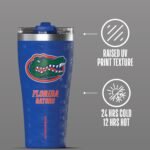 Hydrapeak Officially Licensed Florida Gators Roamer 25 oz Stainless Steel Tumbler, Insulated Tumblers, Water Bottle With Straw - Image 5