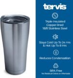 Tervis Christmas Holiday Fox Triple Walled Insulated Tumbler Travel Cup Keeps Drinks Cold & Hot, 20oz Legacy, Stainless Steel - Image 4