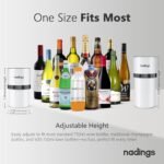 Wine Chiller for 750ml Bottles | Portable & Iceless, Keeps Wine/Champagne/Beer Cold 6+ Hours | Vacuum Insulated Stainless Steel | Ideal for Outdoor, Parties & Gifts – White - Image 4