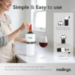 Wine Chiller for 750ml Bottles | Portable & Iceless, Keeps Wine/Champagne/Beer Cold 6+ Hours | Vacuum Insulated Stainless Steel | Ideal for Outdoor, Parties & Gifts – White - Image 5