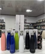 Stainless Steel Vacuum Insulated Double Wall Water Bottle Leak Proof No Sweating BPA Free Reusable Coffee Bottle for Home Office or Travel (Blue, 12 oz) - Image 5