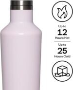 Corkcicle Classic Canteen - Keeps Drinks Cold for 25 Hours - Triple-Insulated Stainless Steel - Dishwasher Safe - Summer Drinkware Gift - Keeps Drinks Ice Cold - 16 oz - Powder Puff - Image 3
