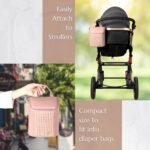 Baby Bottle Cooler Bag with Adjustable Straps to Fits Stroller or Diaper Bag,Insulated Baby Bottle Bag for Nursing Moms Daycare or Travel (Dusty Rose) - Image 5