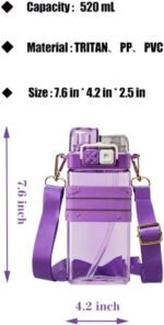 Kawaii Straw Water Bottle: Dual-Nozzle, Durable TRITAN, Fun Color Options, Portable & Eco-Friendly (white) - Image 5