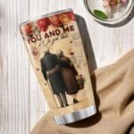 Romantic Gift for Wife with Poem Design, 20oz Insulated Stainless Steel Tumbler for Anniversary Birthday, Thoughtful Present from Husband with Vintage Art and Love Message - Image 4