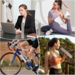 ChezMax Slim Thin Stainless Steel Vacuum Insulated Water Bottle Leak Proof Eco-Friendly Travel Cup Sports Drink Bottle 8.8OZ Silvery - Image 7