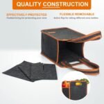 2 Pack 6 Bottle Wine Tote Bag, Insulated Thermal Padded Wine Carrier Tote, Reusable Wine Bags for Wine Bottles Travel, Camping and Picnic, Perfect Wine Lover Gift - Image 4