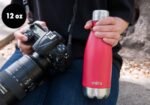 MIRA 12 oz Insulated Water Bottle - Slim Stainless Steel Cola Shape Thermo - Double Wall Hot & Cold Flask (24Hr Cold/12Hr Hot) - Rose Pink - Image 6