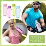 Mifoci 40 Pieces Water Bottle Bulk 17 oz Plastic Water Bottles Sport Drink Bottles with Handle Strap Adults Kids Reusable Large Water Bottles for Party Outdoor Children School Classroom - Image 5