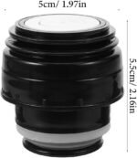 PRETYZOOM Thermal Cup Caps Water Bottle Plastic Cover Vacuum Kettle Lid Leakage-proof Bottle Caps 2.16X1.97X1.97 Inch Black 1pcs - Image 6