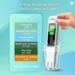 4 in 1 Digital Water Tester for Drinking Water - Accurate and Reliable TDS EC & Temperature(°C/°F) Meter - 0-9999 ppm - for Drinking Water, Aquarium, Hydroponics, Pool, Etc - Image 3