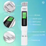 4 in 1 Digital Water Tester for Drinking Water - Accurate and Reliable TDS EC & Temperature(°C/°F) Meter - 0-9999 ppm - for Drinking Water, Aquarium, Hydroponics, Pool, Etc - Image 6