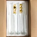 MAYPINK Clear Glass Bottle 6 Pack 12 oz (375 ml) with Cap Hot Sauce Oil Jam for Beverages Oils Kombucha Kefir Vinegar Beer Airtight Caps and Leak Proof Lids Shrink Film - Image 5