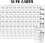 Rhinestone Bling Jeweled Cup Tumbler Custom Mug Care Instruction Cards 50 pk 2x3.5” Tags Stickers Washing Instructions Glitter DIY Price Tags - Image 3