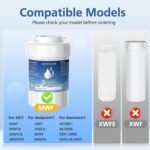 MWF Water Filter Compatible with GE® MWF®, SmartWater MWFP, MWFA, MWFINT, GWF, GWFA, HDX FMG-1, Kenmore® 9991, High Efficiency Filtration and Every 6 Months Value, NSF Certified, 4 Pack - Image 4