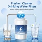 MWF Water Filter Compatible with GE® MWF®, SmartWater MWFP, MWFA, MWFINT, GWF, GWFA, HDX FMG-1, Kenmore® 9991, High Efficiency Filtration and Every 6 Months Value, NSF Certified, 4 Pack - Image 9