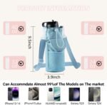 Water Bottle Holder with Strap for Hydroflask 32oz 40oz, Carrier Sling Bag with Phone Pocket Water Bottle Sleeve for Men Women Hiking Camping Travelling - Image 4