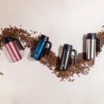 Manna Mocha Double-wall Vacuum Insulated Travel Mug with Leak-proof Easy-Align Lid - 16 Oz - Stainless Steel - Image 5