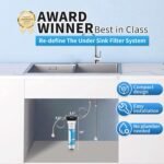 Under Sink Water Filter System, Reduce Heavy Metals/Chlorine/PFAS/PFOA/PFOS/Odor/Sediment, NSF/ANSI 42&53 Improve Taste, EZ Change Life Indication Mineral pH+ Under Sink Water Filter (Jumbo) - Image 4