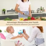 Hot Water Bag, Hot Water Bottle wtih Cover, 2L Rubber Warm Hot Water Bottles Pouch with 130cm Long Soft Waist Cover for Neck, Shoulder, Back, Hand, Legs and Period Pain Relief - Image 6