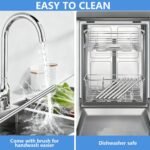 Haundry Metal Straw Replacement for Owala Water Bottle 24 oz 32 oz Accessories, With 2 Straw Cleaner, Reusable Stainless Steel Straws Compatible With Owala Water Bottle - 6pcs - Image 7