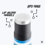 Gametime Sidekicks Georgia Bulldogs Stainless Steel Drinkware (20oz Black 360) - Image 5