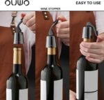 Stainless Steel Wine Bottle Stoppers - 6 Pack Plugs with Silicone Toppers - Leak-Proof, Keeps Wine Fresh Accessories - Image 4