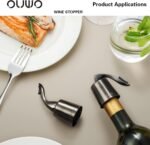 Stainless Steel Wine Bottle Stoppers - 6 Pack Plugs with Silicone Toppers - Leak-Proof, Keeps Wine Fresh Accessories - Image 7