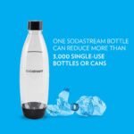 SodaStream Black 1L Slim Carbonating Bottles Twin Pack, Pack of 2 - Image 5