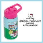 Hello Kitty 14 OZ Water Bottle - Hello Kitty, My Melody, Keroppi- Travel Water Bottle With Built in Straw - Official Sanrio Merchandise - Image 5