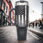 Don't Tread on Me Gadsden 40oz Tumbler Laser-Engraved Patriotic Tumbler: Stainless Steel, Double-Walled Insulation - Gift for Patriots & Veterans - Image 3
