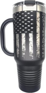Don't Tread on Me Gadsden 40oz Tumbler Laser-Engraved Patriotic Tumbler: Stainless Steel, Double-Walled Insulation - Gift for Patriots & Veterans - Image 5