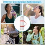 PATIKIL Water Bottle Carrier Grip, Portable Soft Silicone Non-Slip Water Handle Grip Water Bottle Holder Strap for Running - Image 5