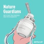 BOTTLE JOY Stainless-Steel Water Bottle: Kids Water Bottle, Leakproof Lid, Perfect Sip, Double Insulated, Eco-Friendly, Dishwasher Safe & Stylish Strap, Gifts for Kids (Panda, 16 oz) - Image 5