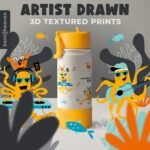 Bentoheaven Kids Water Bottle Stainless Steel for Boys & Girls, 2 Lids (Chug & Straw), Handle & Silicone Boot, Reusable Metal Leak-proof Insulated Tumbler, School & Sports 17oz (Orange) - Image 5