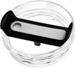 40 oz tumbler lid replacement Fit for Stanley Cup,Clear Replacement Lids Fit for Stanley Travel Tumbler, stanley cup lid replacement 40 oz, Stanley Cup Accessories,1 PCS (Black) - Image 3