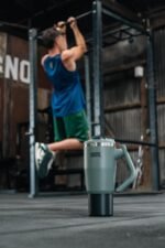 Matte 32 oz tumbler with handle and straw - Leak Proof Tumbler - Insulated Tumblers - Stainless Steel Tumbler - Hot and Cold Drinks (Steep Cliff Gray, 32oz) - Image 8