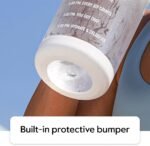 Takeya Tritan 64 oz Motivational Water Bottle with Straw Lid - Durable, BPA-Free - With Time Marker - Leakproof & Non-Slip Bumper - Pistachio Green - Image 5