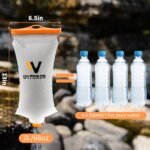 Water Bag 2L Compatible with Sawyer Squeeze Water Filter, Durable TPU Material, BPA & PVC Free Squeeze Pouch, Collapsible Hydration Canteens for Camping Hiking Cycling Fishing or Traveling - Image 5
